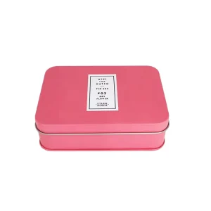 Custom 5g 15g 30g 50g 60g 80g Matte Black Square Cosmetic Candle Candy Metal Tins Round Aluminium Tin Box Container Jar