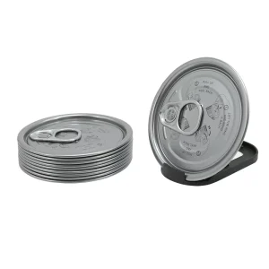 Custom 66mm 211# Tinplate ETP Easy-Open Ends for Food Cans