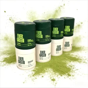 Custom Airtight Round Food-Grade Matcha Metal Tin Cans for Green Tea Powder Storage