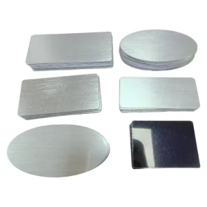 Custom Aluminum Alloy Nameplates Anodized Multi-Color UV Printing Laser Engraved for Industrial Machinery