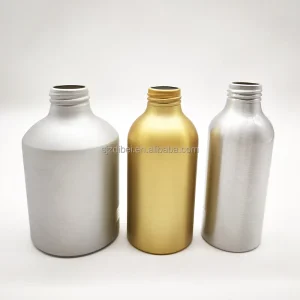 Custom Aluminum Cosmetic Bottle 50ml 100ml 120ml 150ml 250ml Aluminum Bottle with Pump