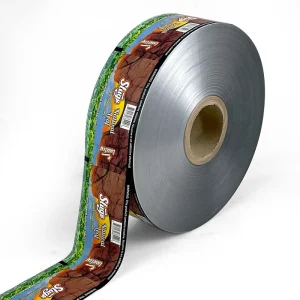 Custom Aluminum Foil Laminated Packaging Roll Film for Snacks, Candy, Cookies, and Potato Chips