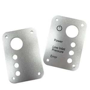 Custom Aluminum Laser-Cut Sheet Metal Parts with Screen-Printed Logo for Electronics