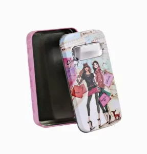 Custom Cartoon Metal Box with Tinplate Lid and Base