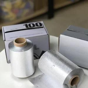 Custom Color Embossed Hair Foil, 12.7cm X 50m, Hairdressing Aluminum Foil Rolls