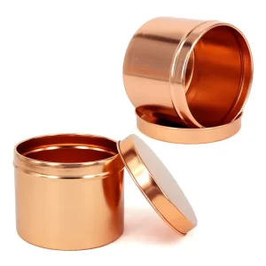 Custom Colorful Printed Aluminum Metal Tin for Cosmetics, Candles, and Storage