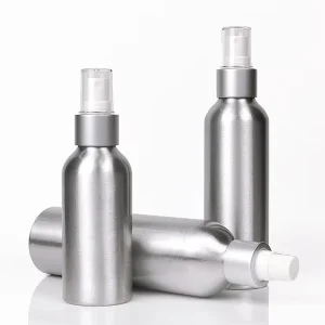 Custom Cosmetics Lotion Pump Sprayer Aluminum Baby Bottle Metal Can 30ml 50ml 100ml 120ml Perfume Spray Bottles