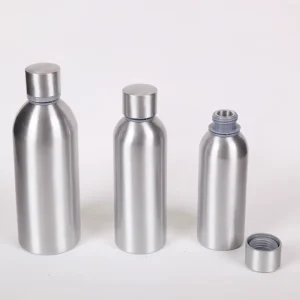Custom Design Food Grade Metal Liquid Health Care Bottle Water Juice Packaging Bottle Aluminum Beer Bottle for Vodka Beverage