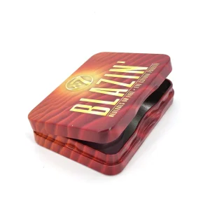 Custom Design Hinge Lid Tinplate Tin Box with Embossed Logo Recycled Materials Customizable Color for Candle & Craft Packaging