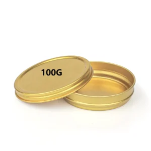 Custom Designed Luxury Tinplate Vacuum Caviar Box 500g 250g 125g 50g 30gg 10g Tin Anti Corrosion Caviar Packaging Food Storage