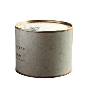 Custom Easy Peel-Off Lid for Paper Cans Metal Easy-Open End with Aluminum Foil Seal