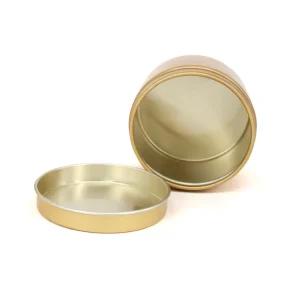 Custom Empty Round Aluminum Tin Boxes and Cans Decorative Gift Containers Widely Applied for Shoe Polish Storage