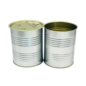 Custom Empty Round Metal Tin Cans With Lid for Various Fruit Vegetables