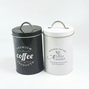 Custom Festival Metal Gift Box Candy Chocolate Storage Cookie Tin Can With Handle