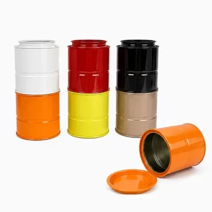 Custom Food Grade Matcha Nut Tea Storage Metal Tin Cans Packaging Box