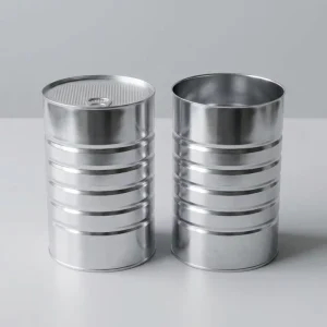 Custom Food Grade Tin Cans for Protein Powder Meal Airtight Metal Can Cookie Tin Metal Bottles Tin Cans for Food Packaging
