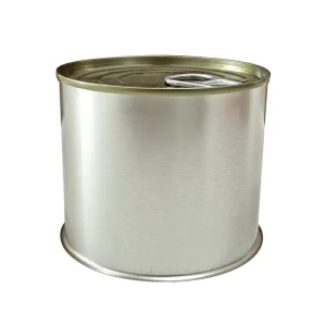 Custom Food-Grade Tinplate Can with Easy-Open Lid for Tomato Paste and Canned Food Packaging