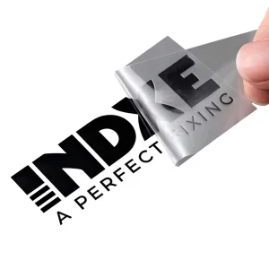 Custom Gift & Craft Customized Adhesive Sticker Metallic Embossed Metal Labels Transfer Sticker