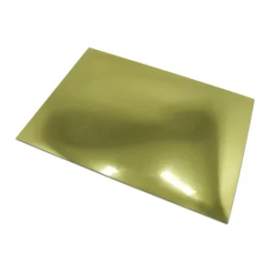 Custom Gold Color Adhesive Sticker Paper Waterproof Vinyl Inkjet Metalized Foil Roll for Inkjet Printer