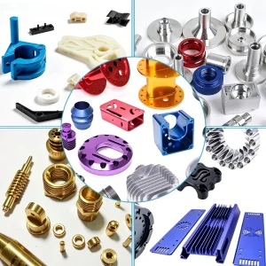 Custom Industrial 5 Axis CNC Milling Turning Aluminum Steel Copper Brass ABS Machining Service Printing Machine Materials Parts