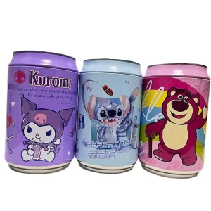 Custom Large Cola-Shape Metal Tin Can and Gift Storage Tin Box for Clothes and Socks Packaging