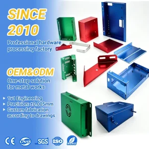 Custom Laser Cutting Stamping Anodized Sheet Metal Fabrication Stainless Steel Aluminum Enclosure
