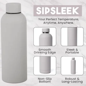 Custom Logo 350ml 500ml 750ml 1000ml Double Wall Stainless Steel Metal Vacuum Sports Insulated Thermal Water Bottles
