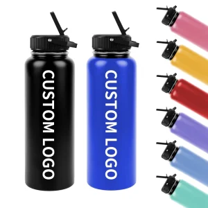 Custom Logo BPA Free Metal Thermal Flasks Leak Proof School 18 8 Stainless Steel Water Bottle for Kid