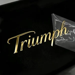 Custom Logo Decals 3D Embossed Metal Stickers Luxury Gold Foil Waterproof Vinyl Transfer Stickers For Packaging