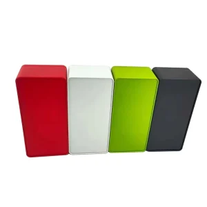 Custom Logo Eco Friendly Recycled Rectangle Cookie Tin Box Gift Box for Food Chocolate and Pet Food