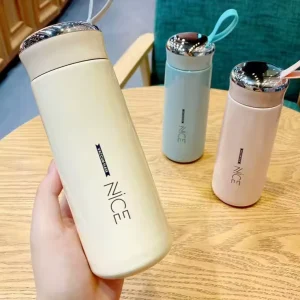 Custom Logo Multi Colored Double layer New Style Portable Metal Water Bottle