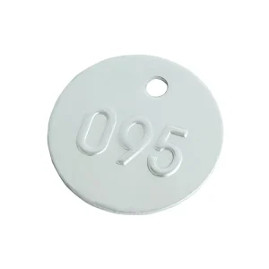 Custom Logo Printing Metal Aluminum Embossed Sign Plate for Machine