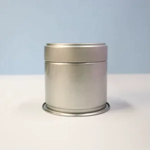 Custom Logo Round Food Grade Airtight Matcha Powder Tin Can 25g Screw Lid Metal Container Empty Tinplate Canister for Coffee Tea