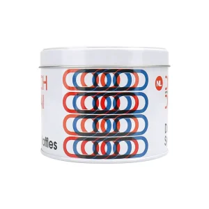 Custom Logo Round Tinplate Storage Tin Box for Candy, Cookies, Biscuits, Confectionery, and Gifts