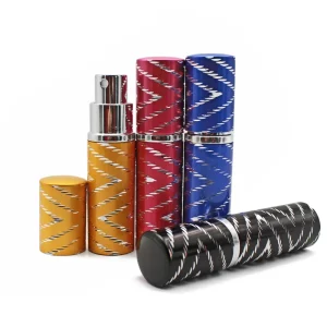 Custom-Made 10ml Empty Aluminum Travel Perfume Spray Bottle and Atomizer