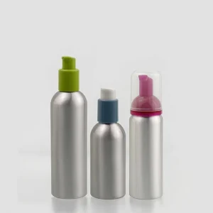 Custom Made 16oz 50ml 100ml 120ml 150ml 250ml Aluminum Metal Shampoo Lotion Pump Bottle Refillable Cosmetic Spray Pump Sprayer