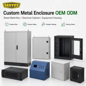 Custom Metal Enclosure, Sheet Metal Box, Electrical Control Cabinet, Steel or Aluminum