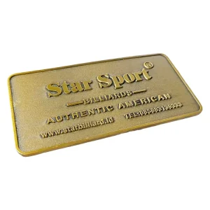 Custom Metal Nameplate Factory Zinc Alloy Metal Nameplates