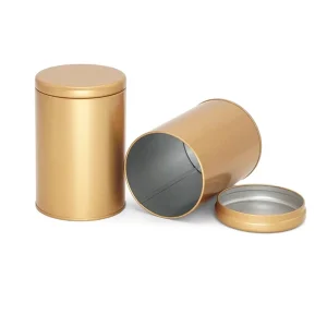 Custom Metal Round Tin Box Packaging Used in Tea Coffee Candy and Cookies and Other Food Tin Can with Lid
