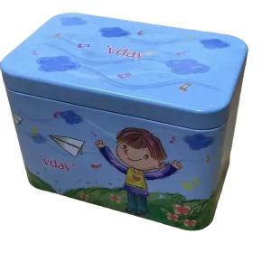 Custom Metal Tin Box Packaging for Candy Cookie Biscuit Music Tin Box