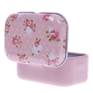 Custom Mini Hinged Metal Tin Box for Candy and Mints