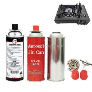 Custom ODM High-Pressure Sealed Butane Gas Cylinder Tin Can with Screw Lid for Hiking and Camping Fuel Kits