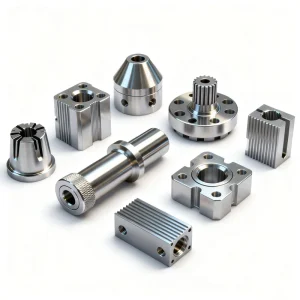 Custom Precision CNC Machined Parts Steel 304 Aluminum 6061 Components with Wire EDM 0.01mm Tolerance 3/4/5 Axis Machining