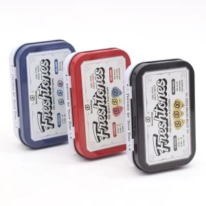Custom Print Small Tinplate Box Metal Fireproof Mini Candy Rectangle Gift Box