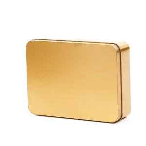 Custom Printed 15*11*4cm OEM Gift Tin Box, Silver Metal Box, Factory Direct