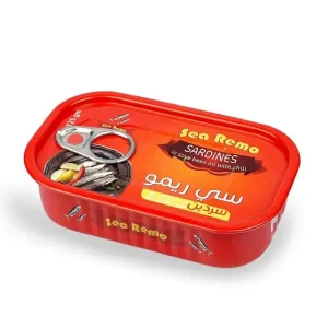 Custom Printed 2PC Empty Tinplate Food Cans for Sardine Fish Canning