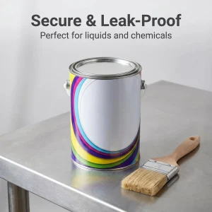 Custom Printed 5L Round Tinplate Can with Handle and Anti-Rust Coating