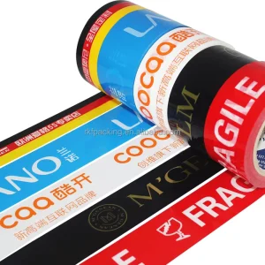 Custom Printed Adhesive BOPP Packing Tape 48mm x 200m for Automatic Carton Sealing