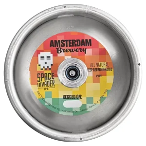 Custom Printed Cardboard Paper Beer Keg Collar, 6.5 or 7 Inch Diameter, 2.25 Inch Cutout