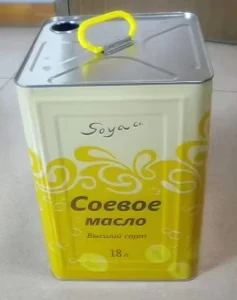 Custom Printed Food Grade Cylindrical Tin Plate Metal Can Leakproof Reusable Packaging Tins for Edible Olive Oil
